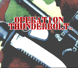 Operation Thunderbolt (USA) Title Screen